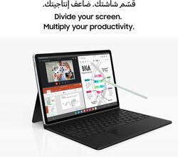 Samsung Galaxy Tab S9 FE+ WIFI 256GB Storage 12GB Ram, S Pen Included, Silver UAE Version X610